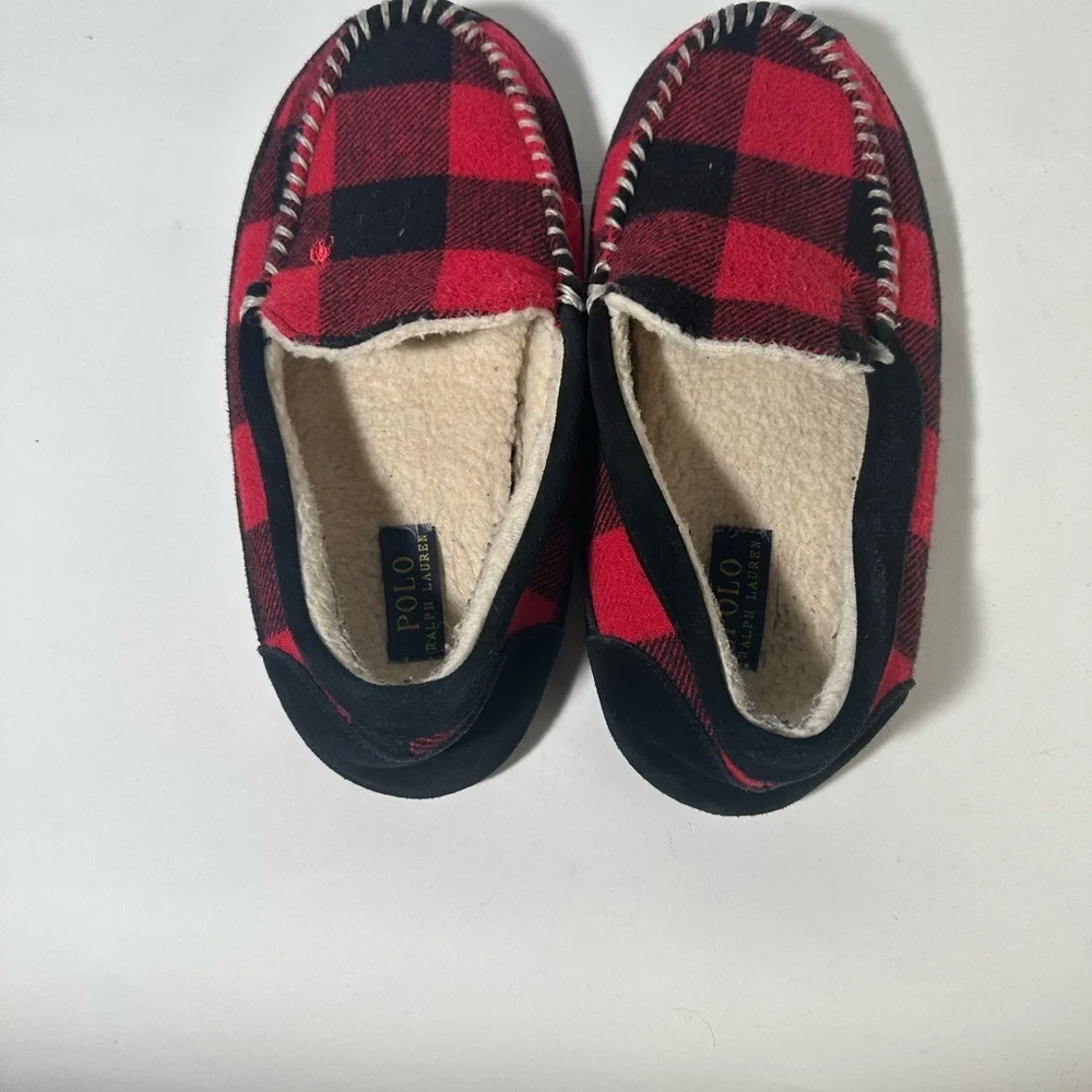 Polo Ralph Lauren Red and Black Loafers
